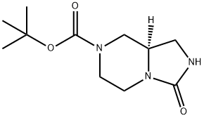 tert-butyl (R)-3-oxohexahydroimidazo[1,5-a]pyrazine-7(1H)-carboxylate 结构式