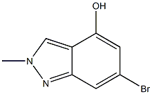 6-溴-2-甲基-2H-吲唑-4-醇 结构式