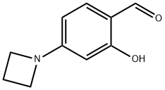 4-(氮杂环丁烷-1-基)-2-羟基苯甲醛 结构式