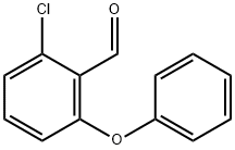 2-氯-6-苯氧基苯(甲)醛 结构式
