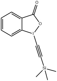 1-[(三甲基硅烷基)乙炔基]-1,2-苯碘酰-3(1<I>H</I>)-酮 结构式