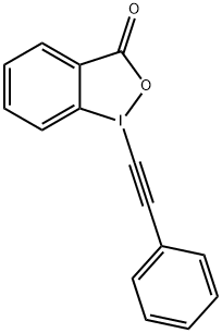 1,2-Benziodoxol-3(1H)-one, 1-(2-phenylethynyl)- 结构式