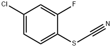 4-CHLORO-2-FLUOROPHENYLTHIOCYANATE 结构式