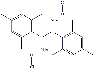 (+/-)-1,2-双(2,4,6-三甲苯基)乙二胺二盐酸盐 结构式