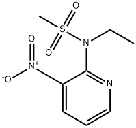 Methanesulfonamide, N-ethyl-N-(3-nitro-2-pyridinyl)- 结构式