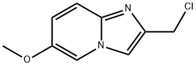 2-(氯甲基)-6-甲氧基咪唑并[1,2-A]吡啶 结构式