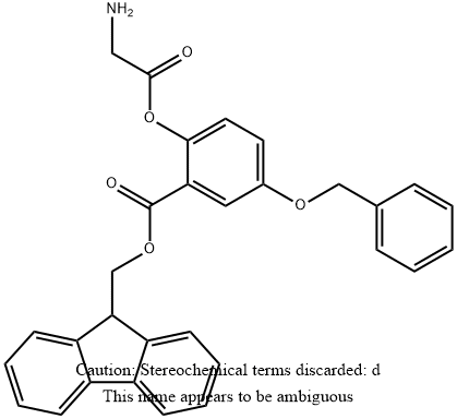Fmoc-D-(4-benzyloxy)-Phenyl glycine 结构式