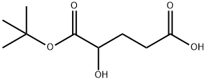 5-(tert-butoxy)-4-hydroxy-5-oxopentanoic acid 结构式