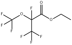 Ethyl 2,3,3,3-tetrafluoro-2-(trifluoromethoxy)propionate 结构式