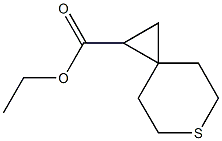 ethyl 6-thiaspiro[2.5]octane-1-carboxylate 结构式