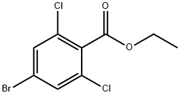 Ethyl 4-bromo-2,6-dichlorobenzoate 结构式