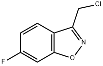 3-(氯甲基)-6-氟苯并[D]异恶唑 结构式