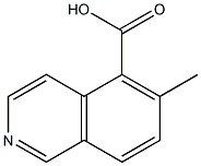 6-甲基异喹啉-5-羧酸 结构式