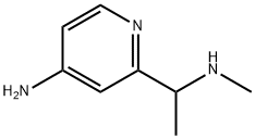 2-(1-(methylamino)ethyl)pyridin-4-amine 结构式