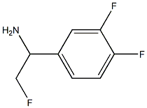1-(3,4-DIFLUOROPHENYL)-2-FLUOROETHAN-1-AMINE 结构式