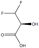 (S)-3,3-二氟-2-羟基丙酸 结构式
