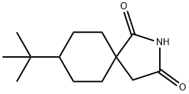 8-叔-丁基-2-氮杂螺[4.5]癸烷-1,3-二酮 结构式