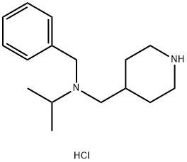 benzyl(piperidin-4-ylmethyl)propan-2-ylamine 结构式