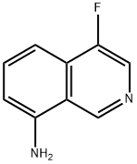 4-氟异喹啉-8-胺 结构式