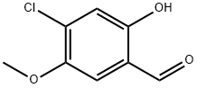 2-羟基-4-氯-5-甲氧基苯甲醛 结构式