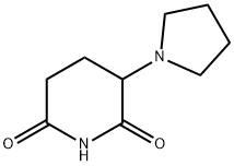 3-(pyrrolidin-1-yl)piperidine-2,6-dione 结构式