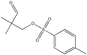 丙醛,2,2-二甲基-3 - [[(4-甲基苯基)磺酰基]氧基] - 结构式