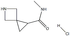 N-methyl-5-azaspiro[2.3]hexane-1-carboxamide hydrochloride 结构式