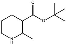 TERT-BUTYL 2-METHYLPIPERIDINE-3-CARBOXYLATE 结构式