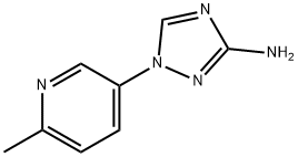 1-(6-methylpyridin-3-yl)-1H-1,2,4-triazol-3-amine 结构式