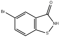 5-溴苯并[D]异噻唑-3(2H)- 酮 结构式