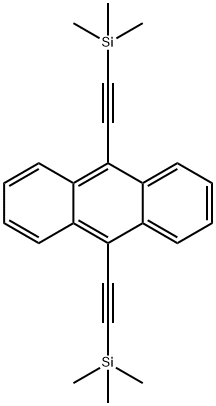 9,10-双(三甲基硅基乙炔基)蒽 结构式