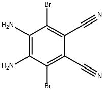 4,5-diamino-3,6-dibromophthalonitrile 结构式