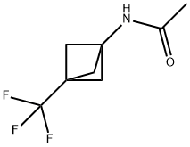 N-[3-(trifluoromethyl)bicyclo[1.1.1]pentan-1-yl]acetamide 结构式