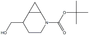 5-(羟甲基)-2-氮杂双环[4.1.0]庚烷-2-羧酸叔丁酯 结构式