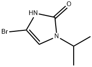 4-bromo-1-isopropyl-1,3-dihydro-2H-imidazol-2-one 结构式
