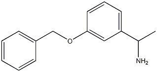 1-(3-(苄氧基)苯基)乙-1-胺 结构式