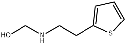 1-[[[2-（2-噻吩基）乙基]氨基]-甲醇 结构式