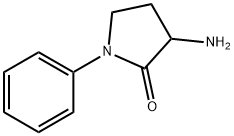 2-Pyrrolidinone, 3-amino-1-phenyl- 结构式