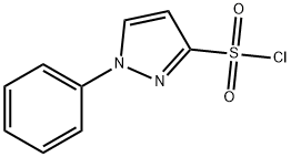 1-Phenyl-1H-pyrazole-3-sulfonyl chloride 结构式