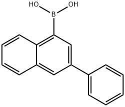 3-苯基-1-萘硼酸 结构式