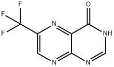 6-(trifluoromethyl)pteridin-4-ol 结构式
