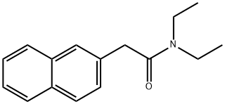 N,N-二乙基-2-(萘-3-基)乙酰胺 结构式