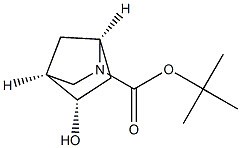 tert-butyl (1S,4S,5S)-5-hydroxy-2-azabicyclo[2.2.1]heptane-2-carboxylate 结构式