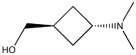 [trans-3-(dimethylamino)cyclobutyl]methanol 结构式