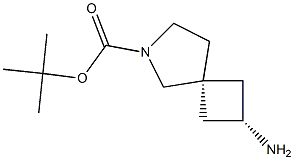 tert-butyl cis-2-amino-6-azaspiro[3.4]octane-6-carboxylate 结构式