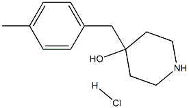 4-(4-methylbenzyl)piperidin-4-ol hydrochloride 结构式