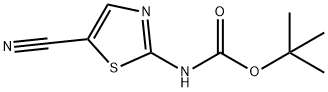 tert-butyl N-(5-cyano-1,3-thiazol-2-yl)carbamate 结构式