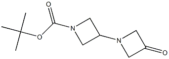 3-氧代-[1,3'-联氮杂环丁烷]-1'-甲酸叔丁酯 结构式