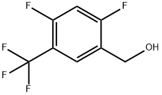 2,4-Difluoro-5-(trifluoromethyl)benzyl alcohol 结构式