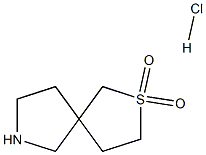 2-thia-7-azaspiro[4.4]nonane 2,2-dioxide hydrochloride 结构式